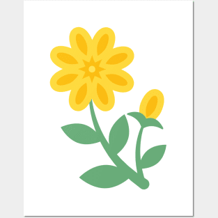 Cute Colorful Daisy Posters and Art